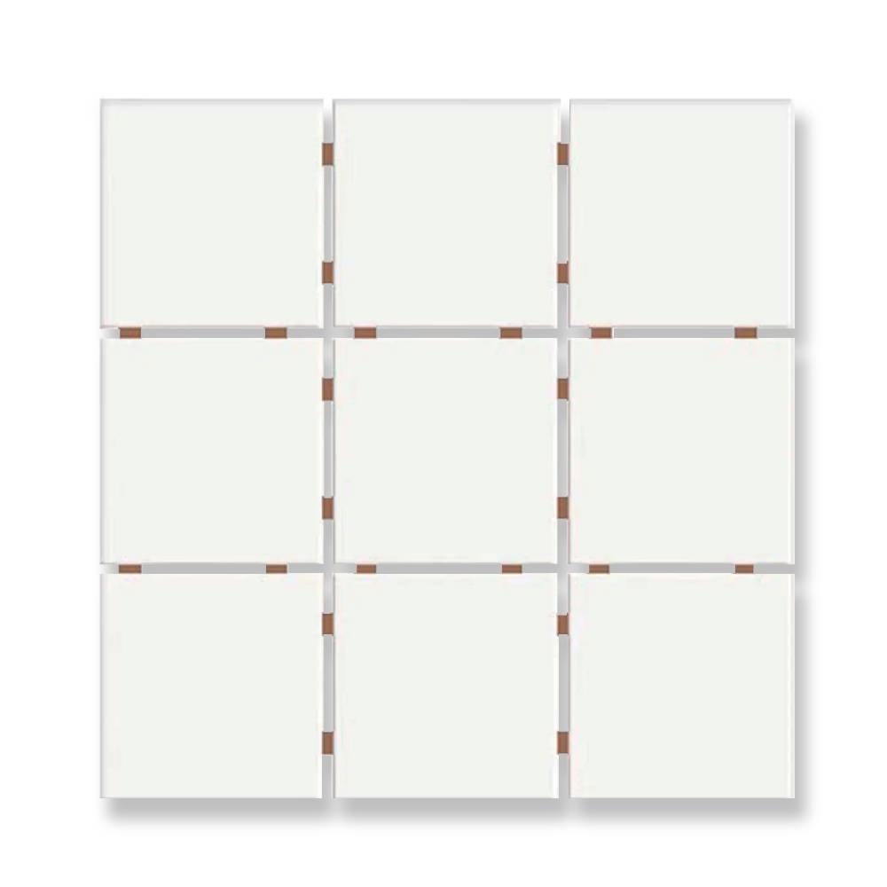 Revestimento Cerâmico Pastilha 10x10cm Caixa 2,07m² Ceral Branco TLD