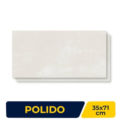 Revestimento Cerâmico Polido 35x71cm Caixa 2,50m² Duragres Alvorada Cinza Retificado - 2882