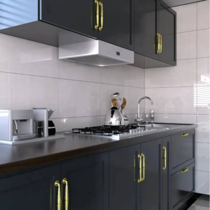 Revestimento Cerâmico Polido 35x71cm Caixa 2,50m² Duragres Alvorada Cinza Retificado - 2882-A