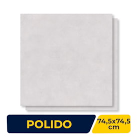 Revestimento Cerâmico Polido Incopisos 74,5x74,5cm Urban Silver Retificado - PR374000