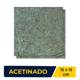 Revestimento de Parede 15x15cm Caixa 1,29m² Decortiles Atol Jade