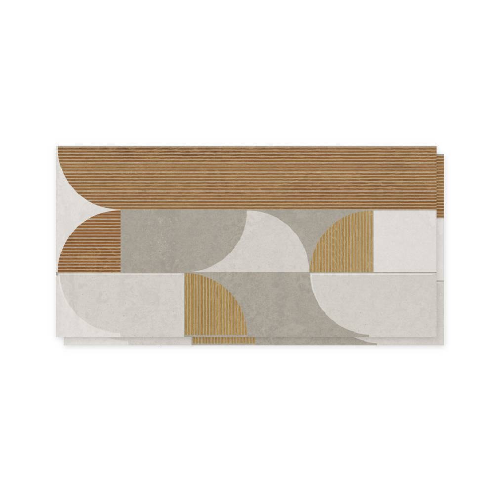 Revestimento de Parede Acetinado 37x76cm Caixa 1,97m² Karina Forma Retificado - 34017