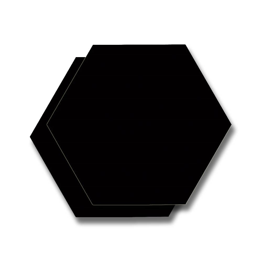 Revestimento de Parede Cerâmico Hexagonal 22,8x22,8cm Caixa 1,02m² Ceral Black - 108320105