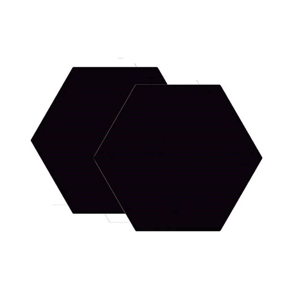 Revestimento de Parede Cerâmico Hexagonal 22,8x22,8cm Caixa 1,02m² Ceral Black - 108320105