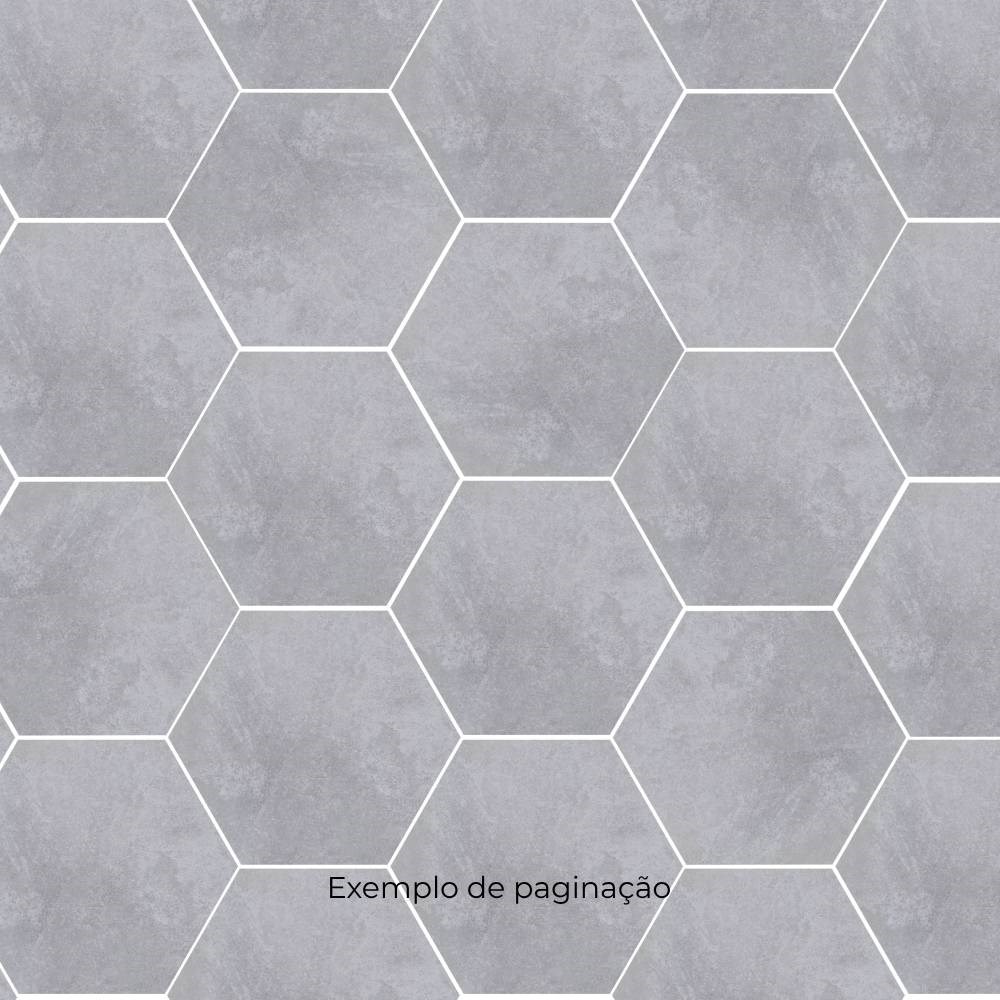 Revestimento de Parede Cerâmico Hexagonal 22,8x22,8cm Caixa 1,02m² Ceral Cimento - 108320155