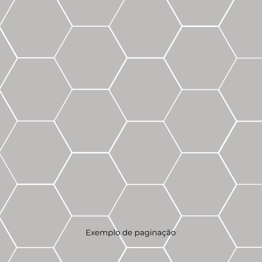 Revestimento de Parede Cerâmico Hexagonal 22,8x22,8cm Caixa 1,02m² Ceral Cinza - 108320095
