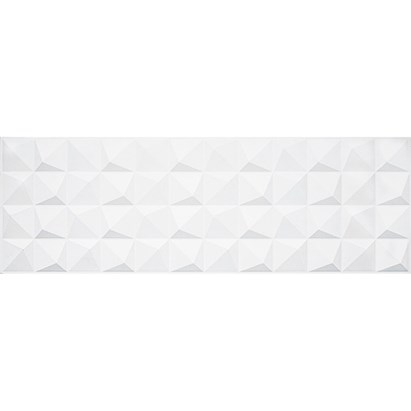 Revestimento de Parede Matte 30x90,2cm Caixa 0,81m² Roca Plier White Retificado - F5O074AW011