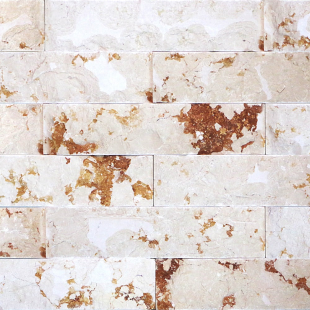 Revestimento de Parede Natural 7x30cm Caixa 0,21m² Ritallio Mattone Crema Retificado - 2070003