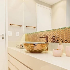 Revestimento Pastilha 26,5x30cm Ritallio Freccia Cobre - 206008