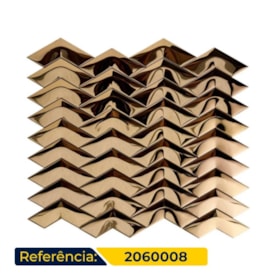 Revestimento Pastilha 26,5x30cm Ritallio Freccia Cobre - 206008