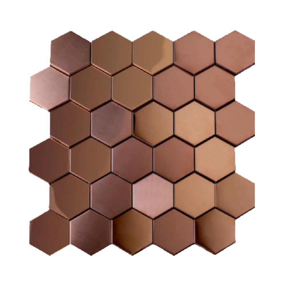 Revestimento Pastilha 28,5x30cm Ritallio Esago Cobre - 2060015