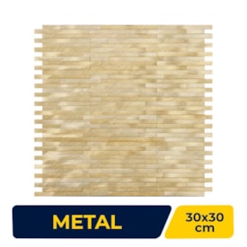 Revestimento Pastilha 30x30cm Ritallio Metalo Filo D'Ouro - 2060012