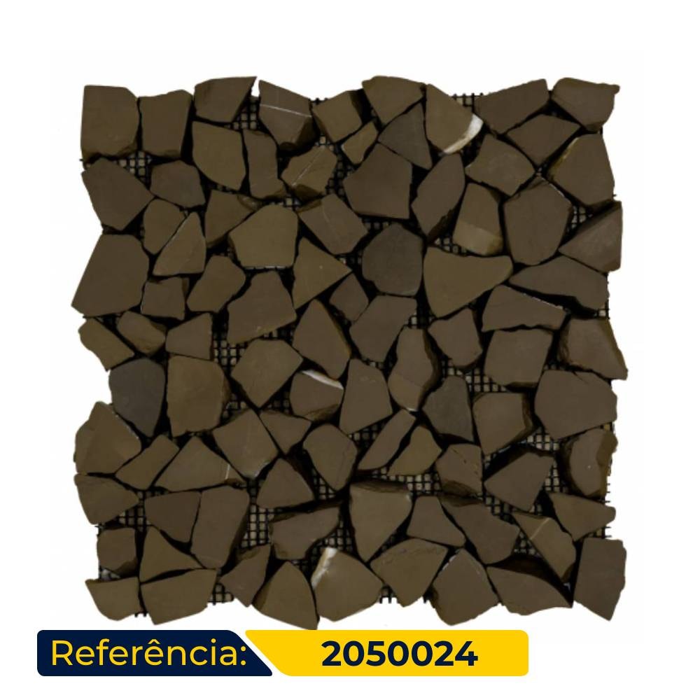 Revestimento Pastilha 30x30cm Ritallio Pietra Browm - 2050024