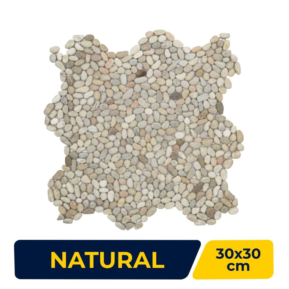 Revestimento Pastilha 30x30cm Ritallio Seixo Piccolo Colorato - 2050015