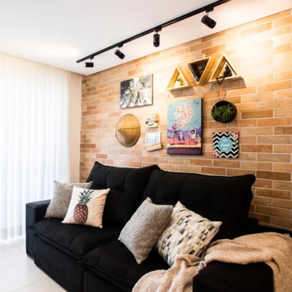 Revestimento Porcelanato Acetinado 07x26cm Caixa 0,92m² Portobello Georgian Red Bold - 24964E