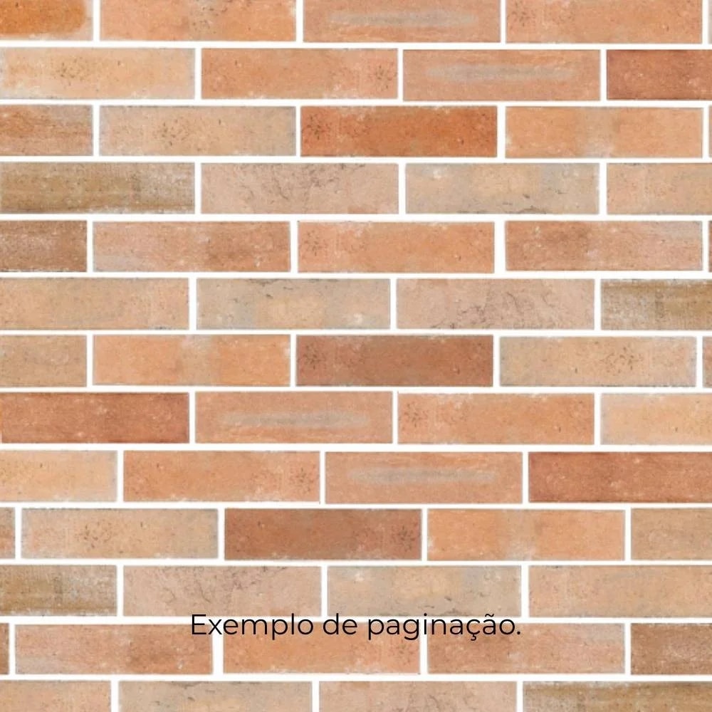 Revestimento Porcelanato Acetinado 07x26cm Caixa 0,92m² Portobello Georgian Red Bold - 24964E