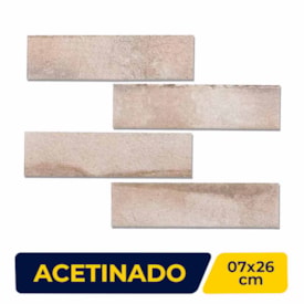 Revestimento Porcelanato Acetinado 07x26cm Caixa 0,92m² Portobello YorkShire Light Bold - 203789E