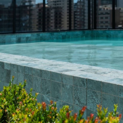 Revestimento Porcelanato Acetinado 15,5x15,5cm Caixa 1,29m² Decortiles Atol Turquesa Bold - 8041291/8040259