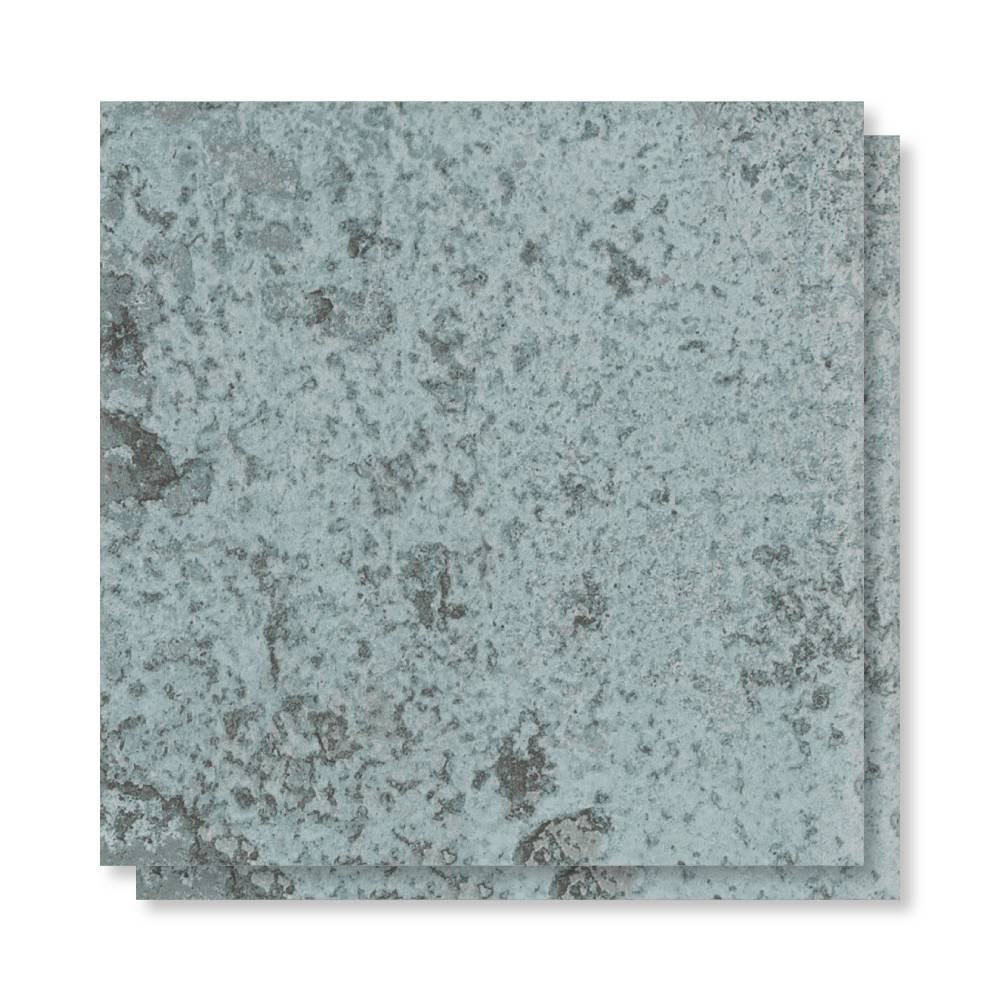 Revestimento Porcelanato Acetinado 15,5x15,5cm Caixa 1,29m² Decortiles Atol Turquesa Bold - 8041291/8040259