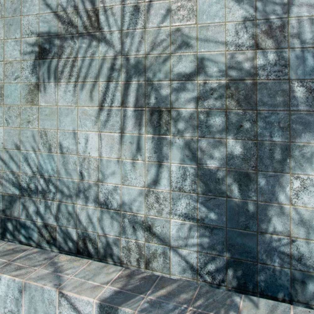 Revestimento Porcelanato Acetinado 15x15cm Caixa 1,29m² Decortiles Atol Turquesa Bold - 8041291/8040259