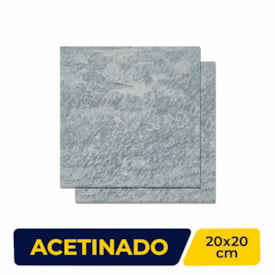 Revestimento Porcelanato Acetinado 20x20cm Caixa 0,64m² Portobello Malibu Ocean - 28784E