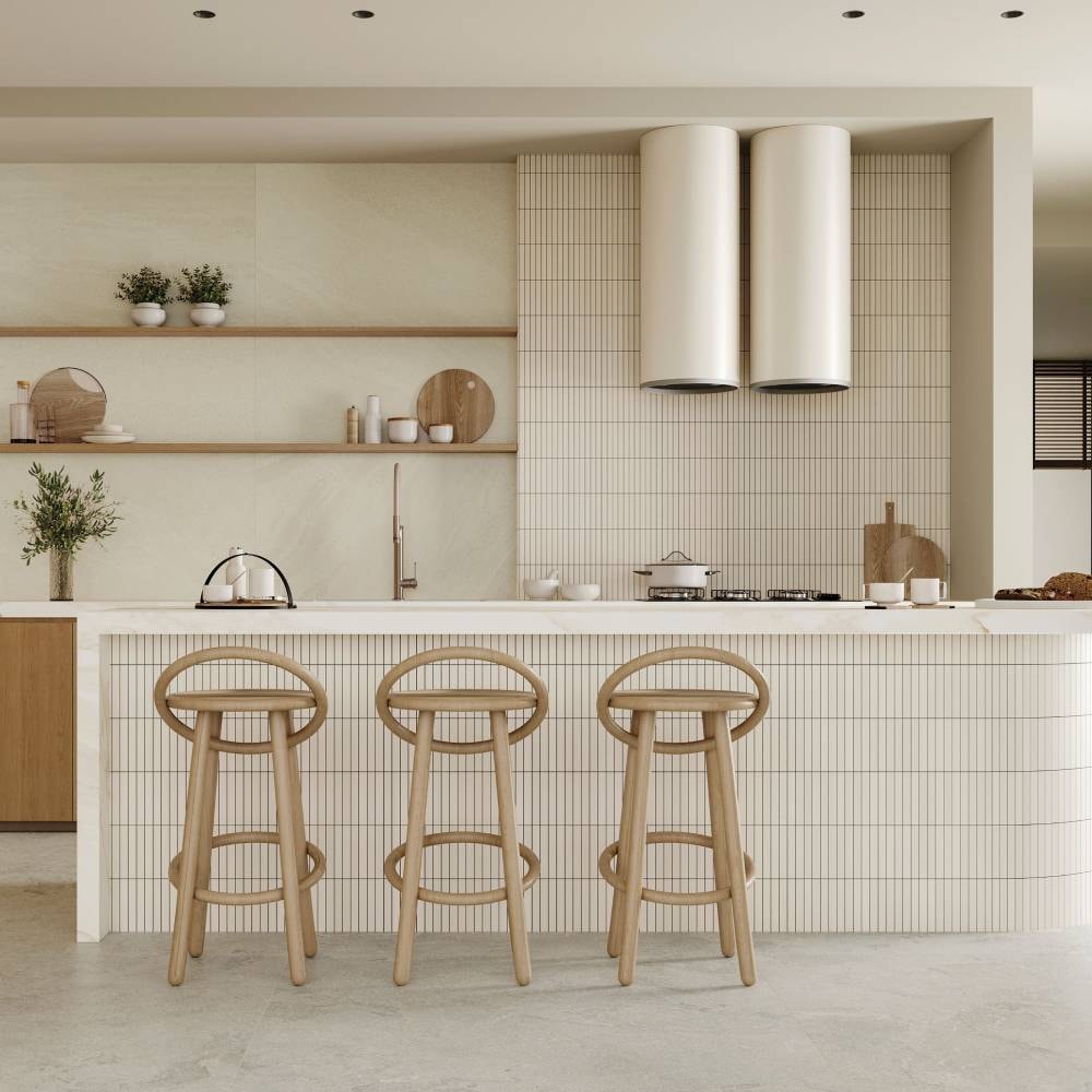 Revestimento Porcelanato Acetinado 30x30cm Peça Portinari Mc Fillet Wh - 6062784