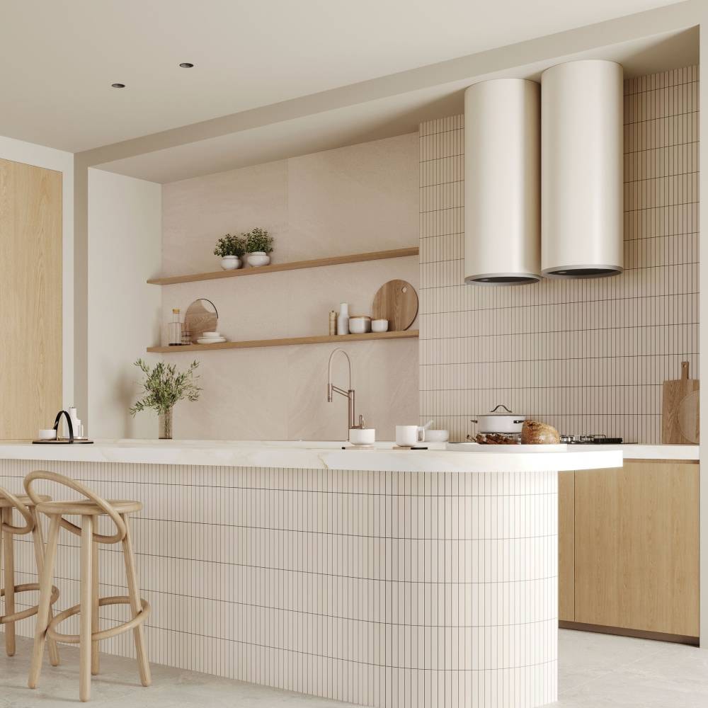 Revestimento Porcelanato Acetinado 30x30cm Peça Portinari Mc Fillet Wh - 6062784