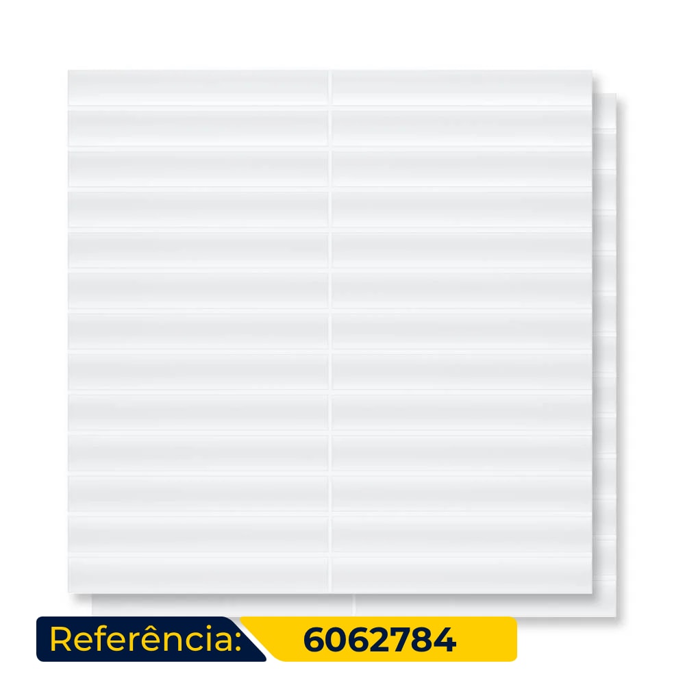 Revestimento Porcelanato Acetinado 30x30cm Peça Portinari MC Fillet WH - 6062784