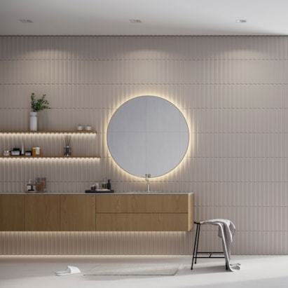 Revestimento Porcelanato Acetinado 30x60cm Caixa 1,36m² Portinari Soft Wall GR - 6062799