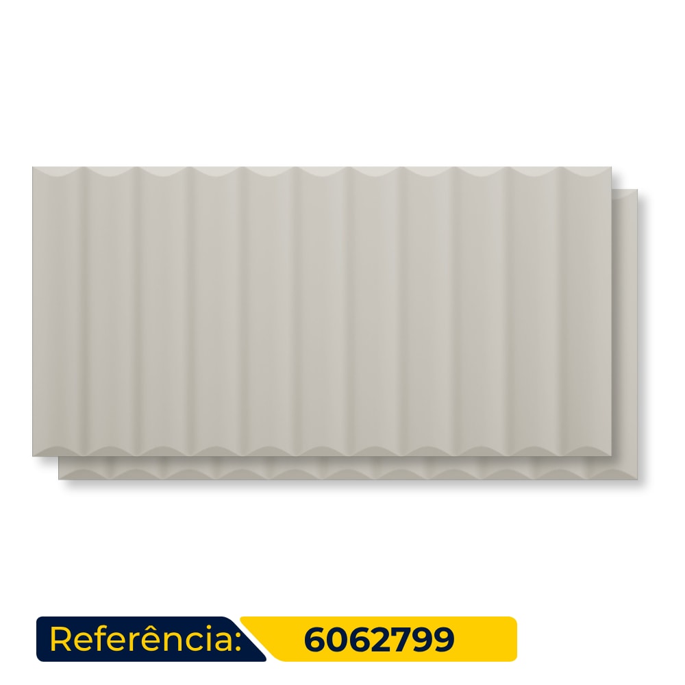 Revestimento Porcelanato Acetinado 30x60cm Caixa 1,36m² Portinari Soft Wall GR - 6062799