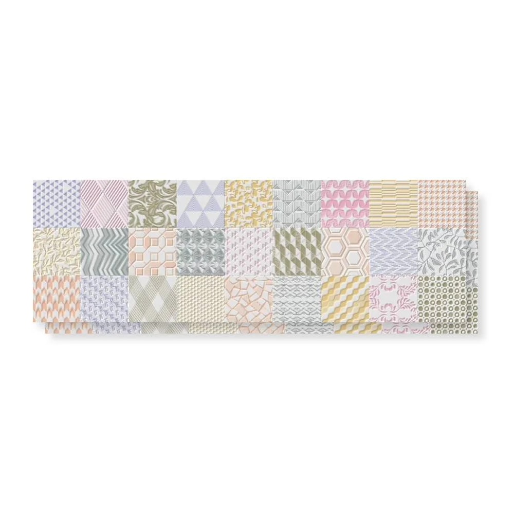 Revestimento Porcelanato Acetinado 30x90,2cm Caixa 1,08m² Incepa Alfama Candy Retificado - INC12300001