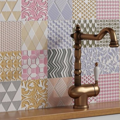 Revestimento Porcelanato Acetinado 30x90,2cm Caixa 1,08m² Incepa Alfama Candy Retificado - INC12300001