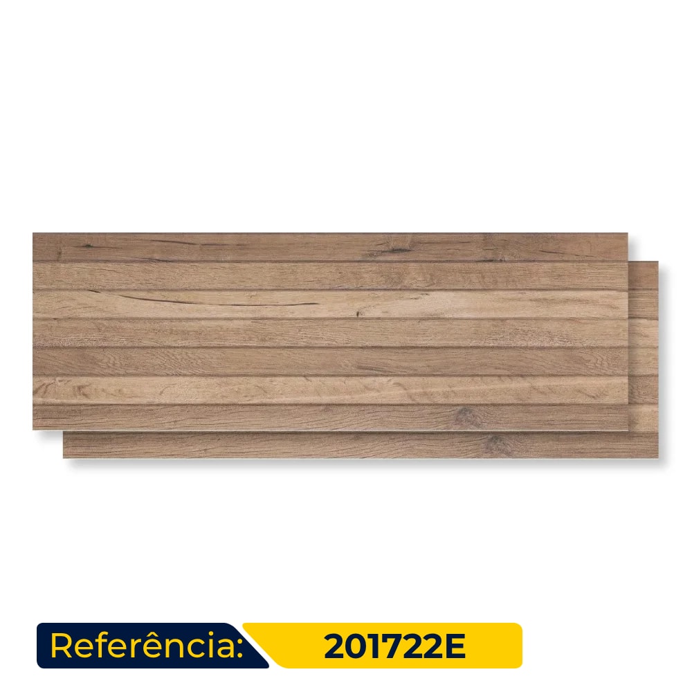 Revestimento Porcelanato Acetinado 30x90cm Caixa 1,34m² Portobello Parquet D'Oliver Retificado - 201722E