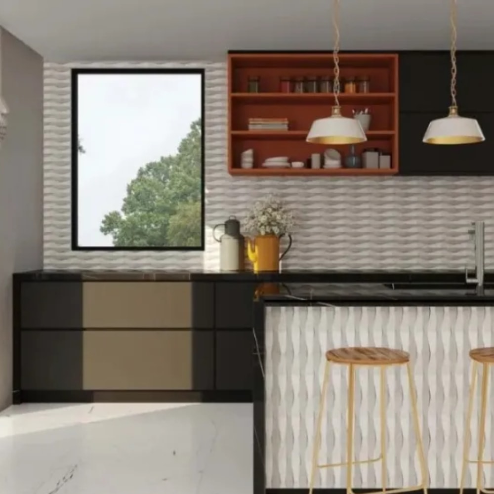 Revestimento Porcelanato Acetinado 32x100cm Caixa 1,28m² Ceusa Mescla Mix Retificado - 5004393