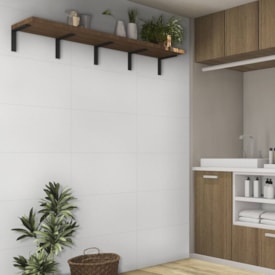 Revestimento Porcelanato Acetinado 35x70cm Caixa 2,22m² Delta Bianco Retificado - 2953