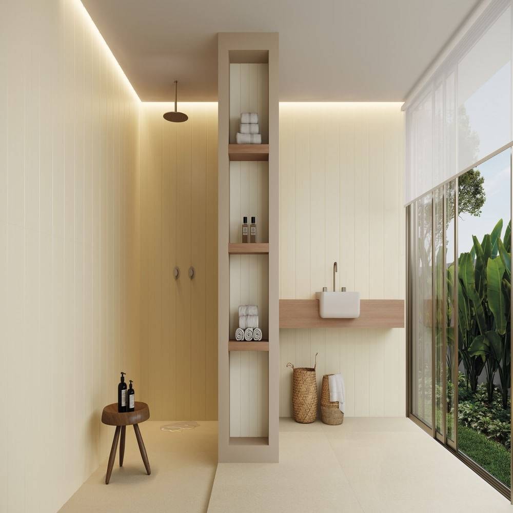 Revestimento Porcelanato Acetinado 40x120cm Caixa 1,44m² Portinari Linea Sbe Retificado - 6063005