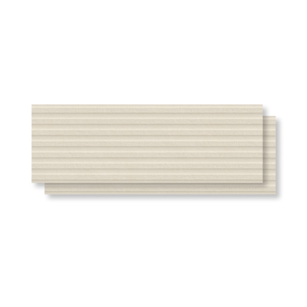 Revestimento Porcelanato Acetinado 40x120cm Caixa 1,44m² Portinari Santorini Ripado OFW Retificado - 6063284