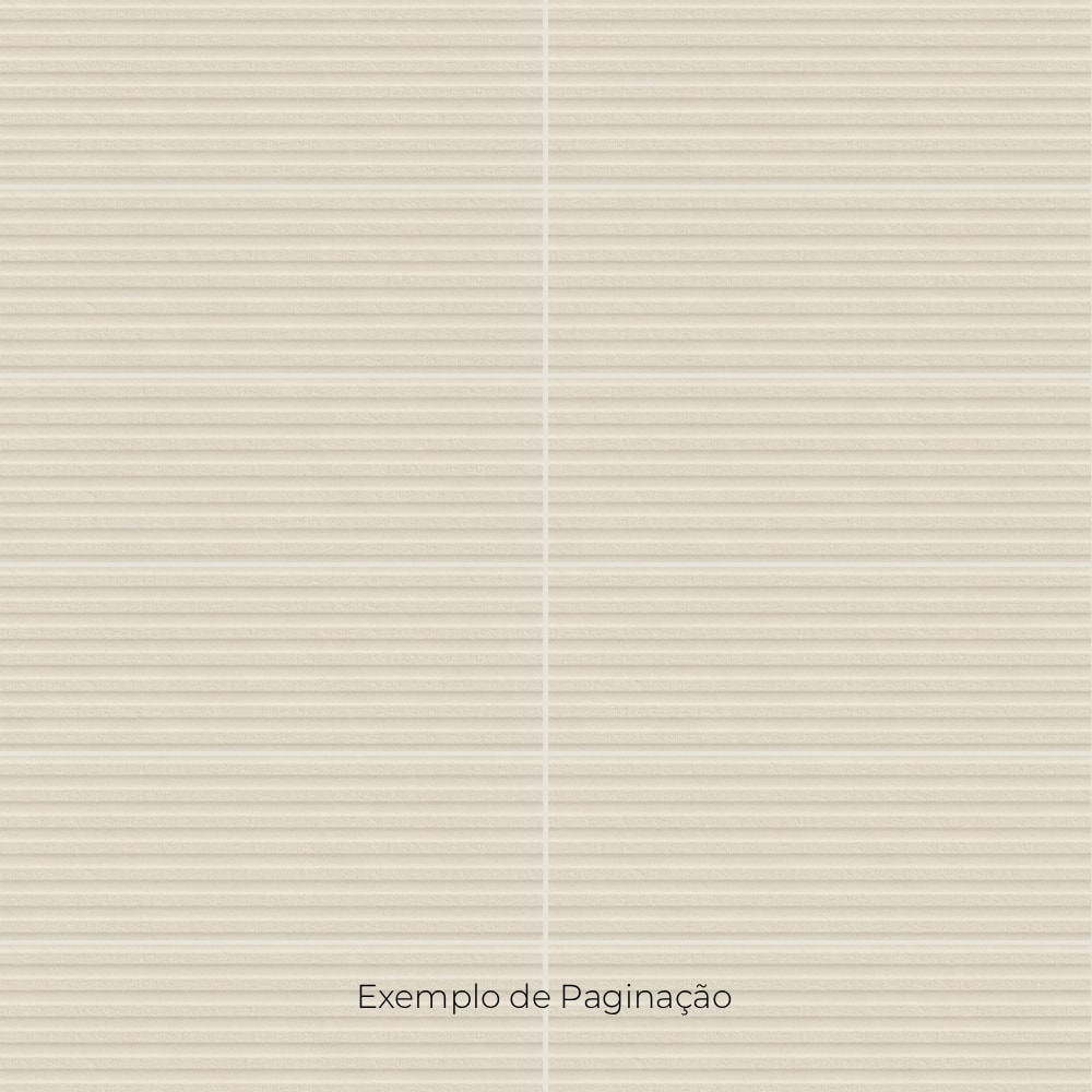 Revestimento Porcelanato Acetinado 40x120cm Caixa 1,44m² Portinari Santorini Ripado OFW Retificado - 6063284