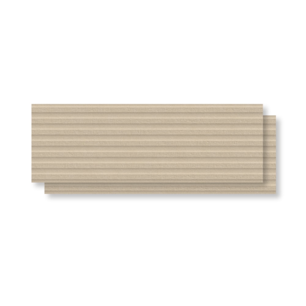 Revestimento Porcelanato Acetinado 40x120cm Caixa 1,44m² Portinari Santorini Ripado SBE Retificado - 6063285