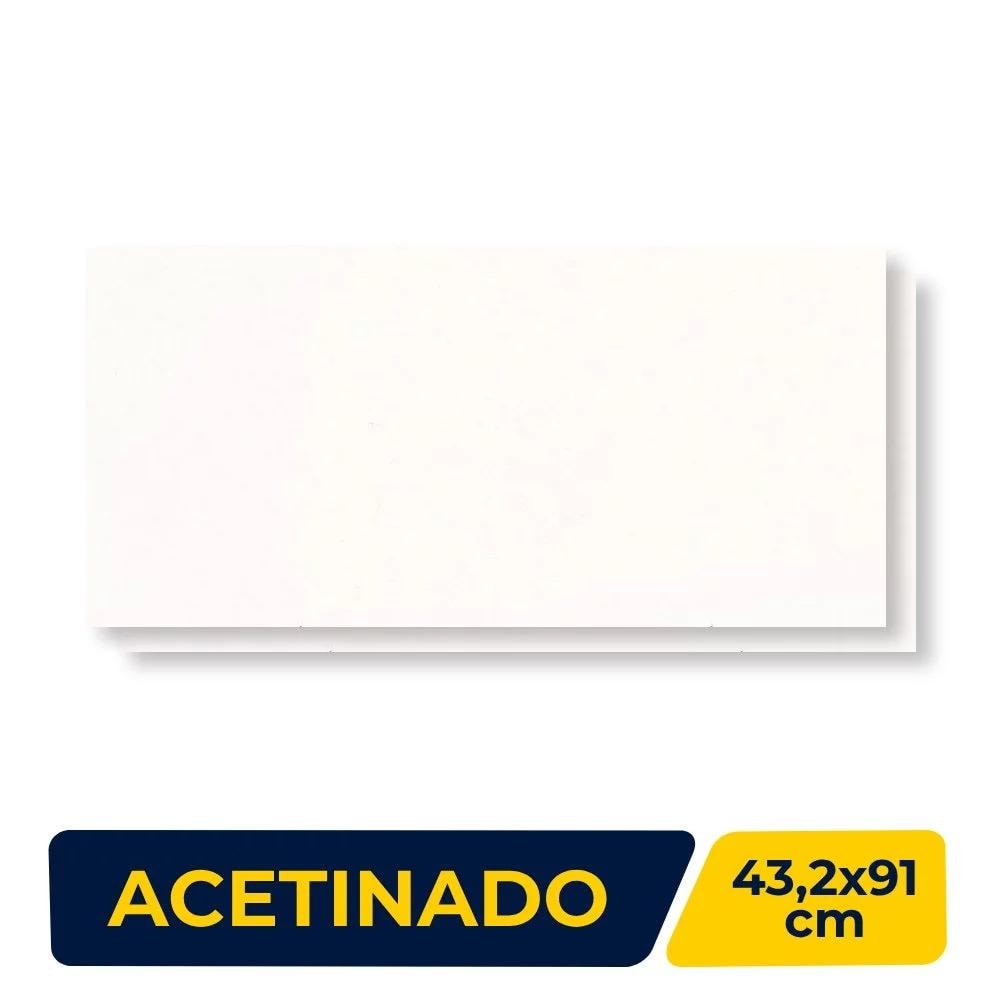 Revestimento Porcelanato Acetinado 43.2x91cm Caixa 1,96m² Ceusa Vivenda Pastel Retificado - 5002446