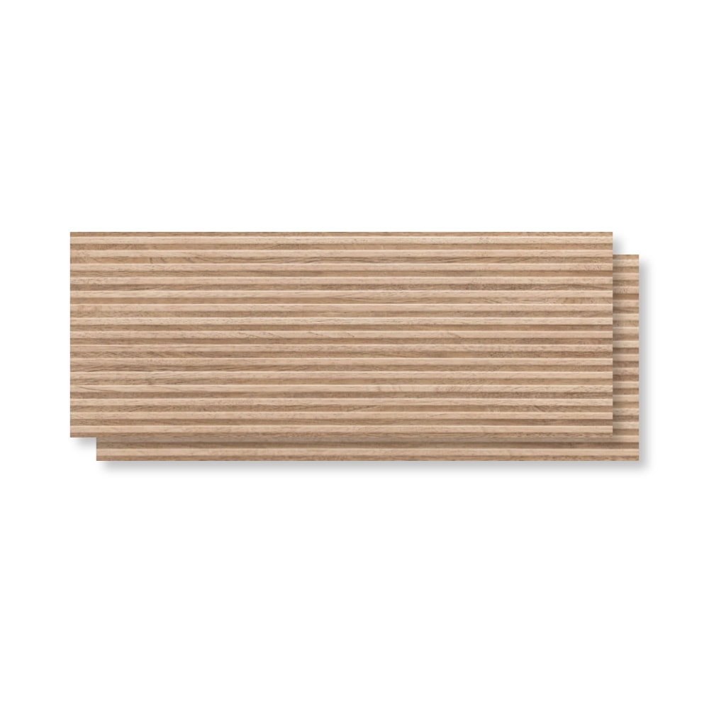 Revestimento Porcelanato Acetinado 45x120cm Caixa 1,62m² Decortiles Filetto Camel Retificado - 8040434