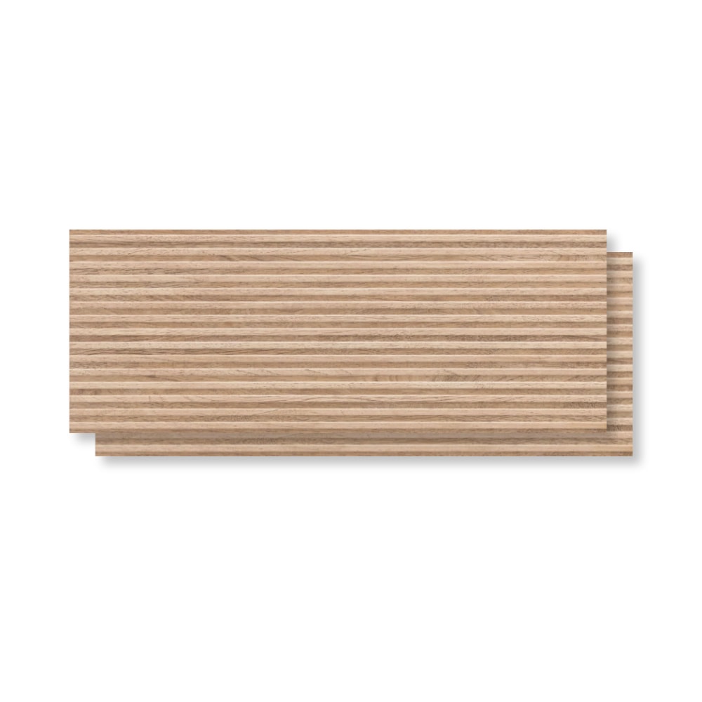 Revestimento Porcelanato Acetinado 45x120cm Caixa 1,62m² Decortiles Filetto Camel Retificado - 8040434