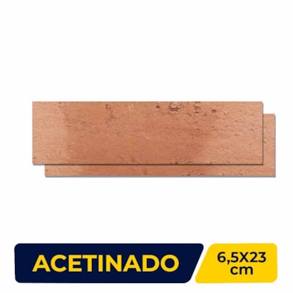 Revestimento Porcelanato Acetinado 6,5x23cm Caixa 0,72m² Portobello Abbey Road Mate - 24514