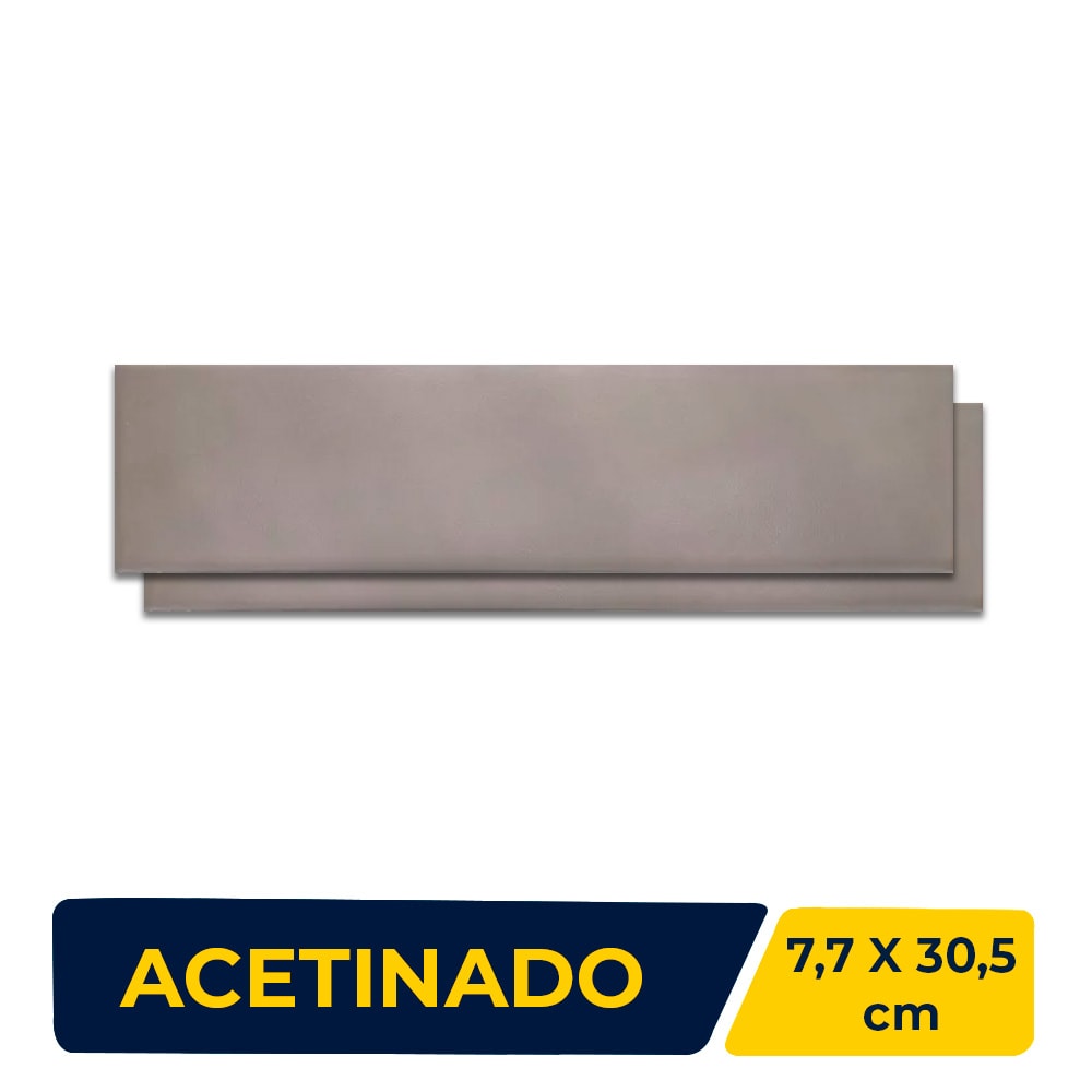 Revestimento Porcelanato Acetinado 7,7x30,5cm Caixa 1,08m² Roca Ombre Sand Desert Bold - F14B0JZ041