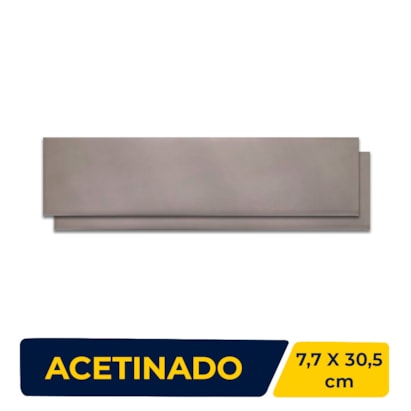 Revestimento Porcelanato Acetinado 7,7x30,5cm Caixa 1,08m² Roca Ombre Sand Desert Bold - F14B0JZ041