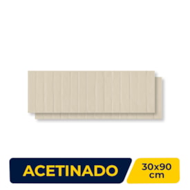 Revestimento Porcelanato Acetinado Decortiles 30x90cm Fatto Jeri Retificado - 8068136
