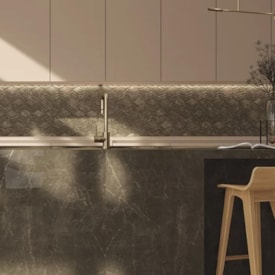 Revestimento Porcelanato Acetinado Hexagonal 17,5x17,5cm Caixa 0,26m² Portinari Castellon Hexa BW Bold - 6062168