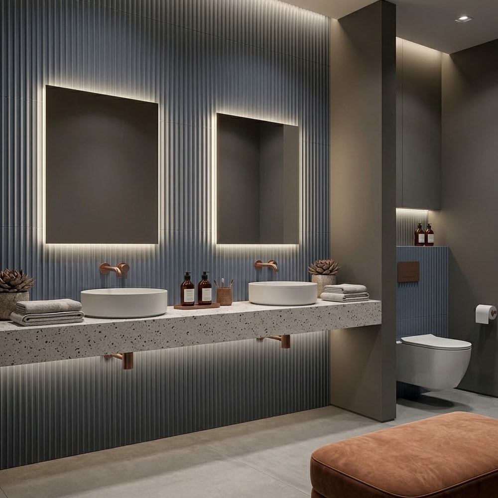 Revestimento Porcelanato Acetinado Portobello 45x120cm Indigo Graffi Retificado - 206694E