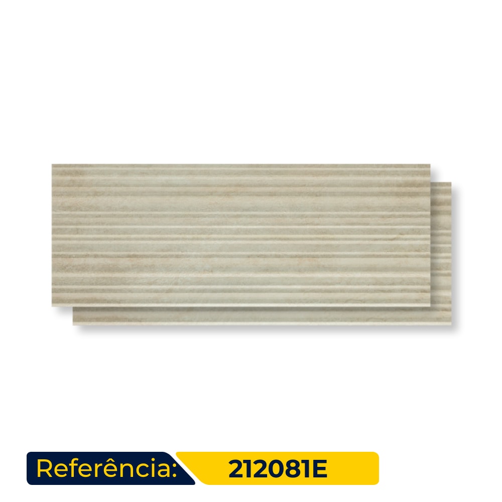 Revestimento Porcelanato Acetinado Portobello 45x120cm Vena Roma Crema Strata Retificado - 212081E