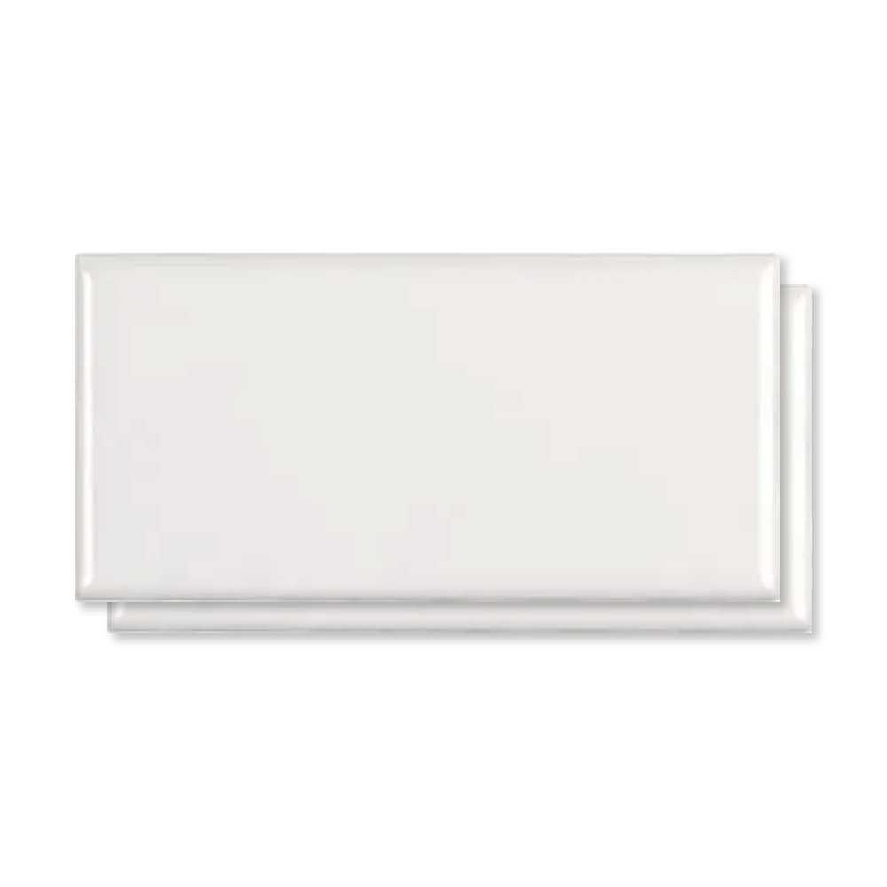 Revestimento Porcelanato Brilhante 10x20cm Caixa 0,37m² Portobello Paris Blanche - 28657